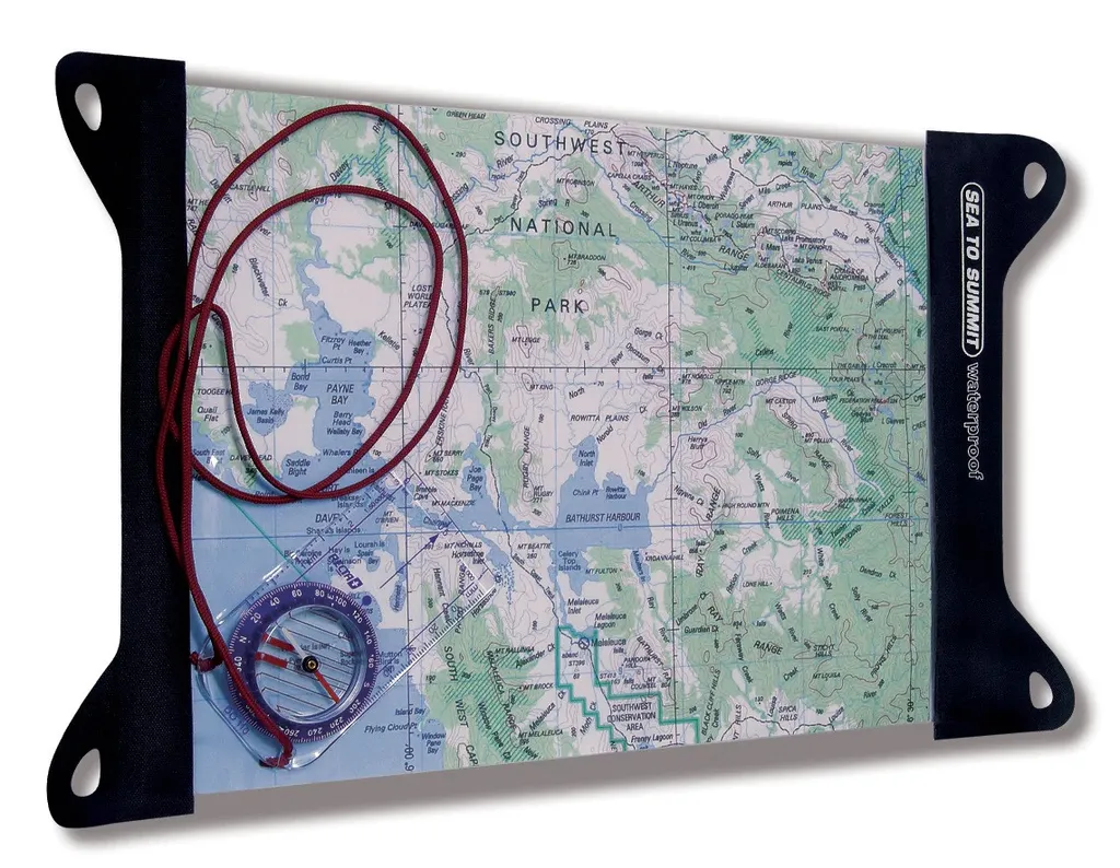Sea to Summit Guide Map Case TPU transparent - Housse souple et robuste