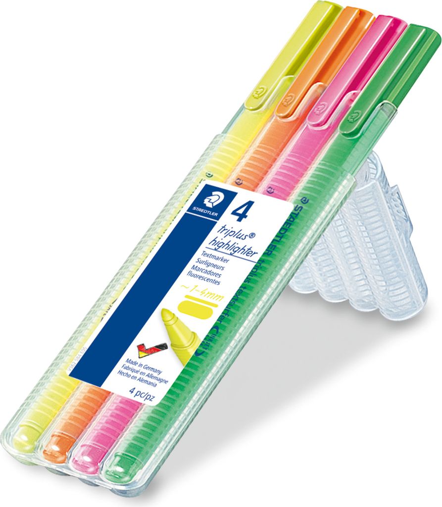 STAEDTLER Textmarker triplus textsurfer 4St Box Immagine del prodotto 