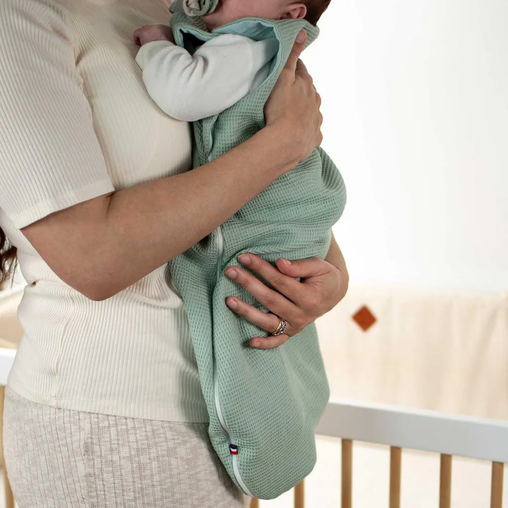 Sac de Couchage Bébé Luna Bleu Coton Bio 18-36 mois - Douceur Maximale
