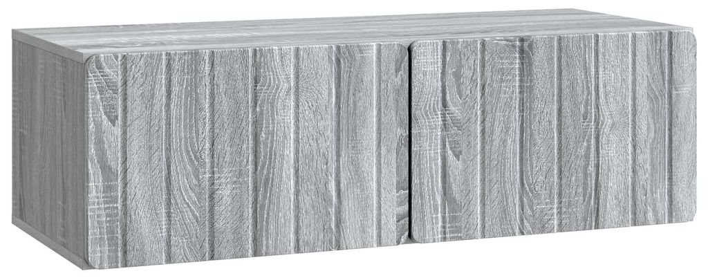 Wandmontierter TV-Schrank Graues Sonoma 98 x 41 x 30 cm