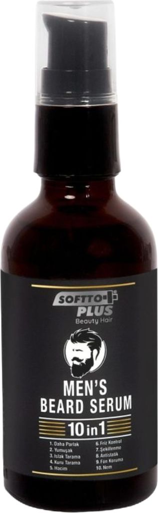 Softto Plus 10in1 Men's Beard Serum – All-in-One Pflege für gesunden Bart