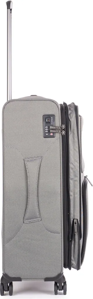 Valise Stratic Bendigo Light + 72cm avec trolley Silver gris léger