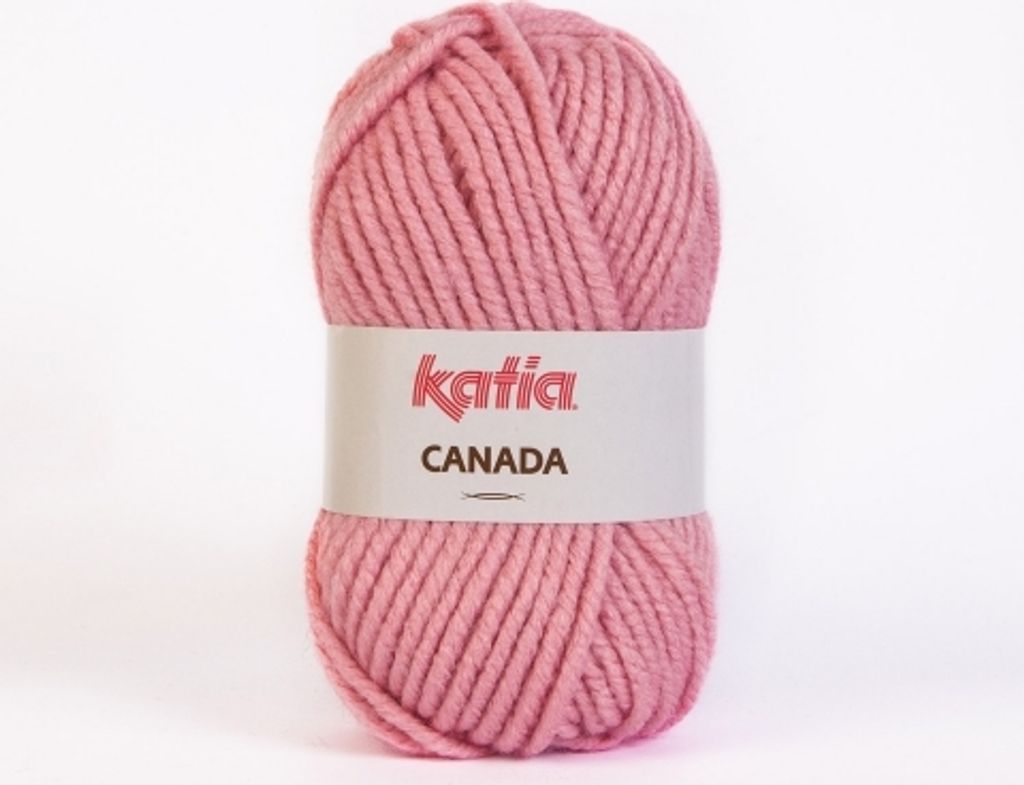 CANADA von Katia - ROSA CHICLE (35) - 100 g / ca. 75 m Wolle