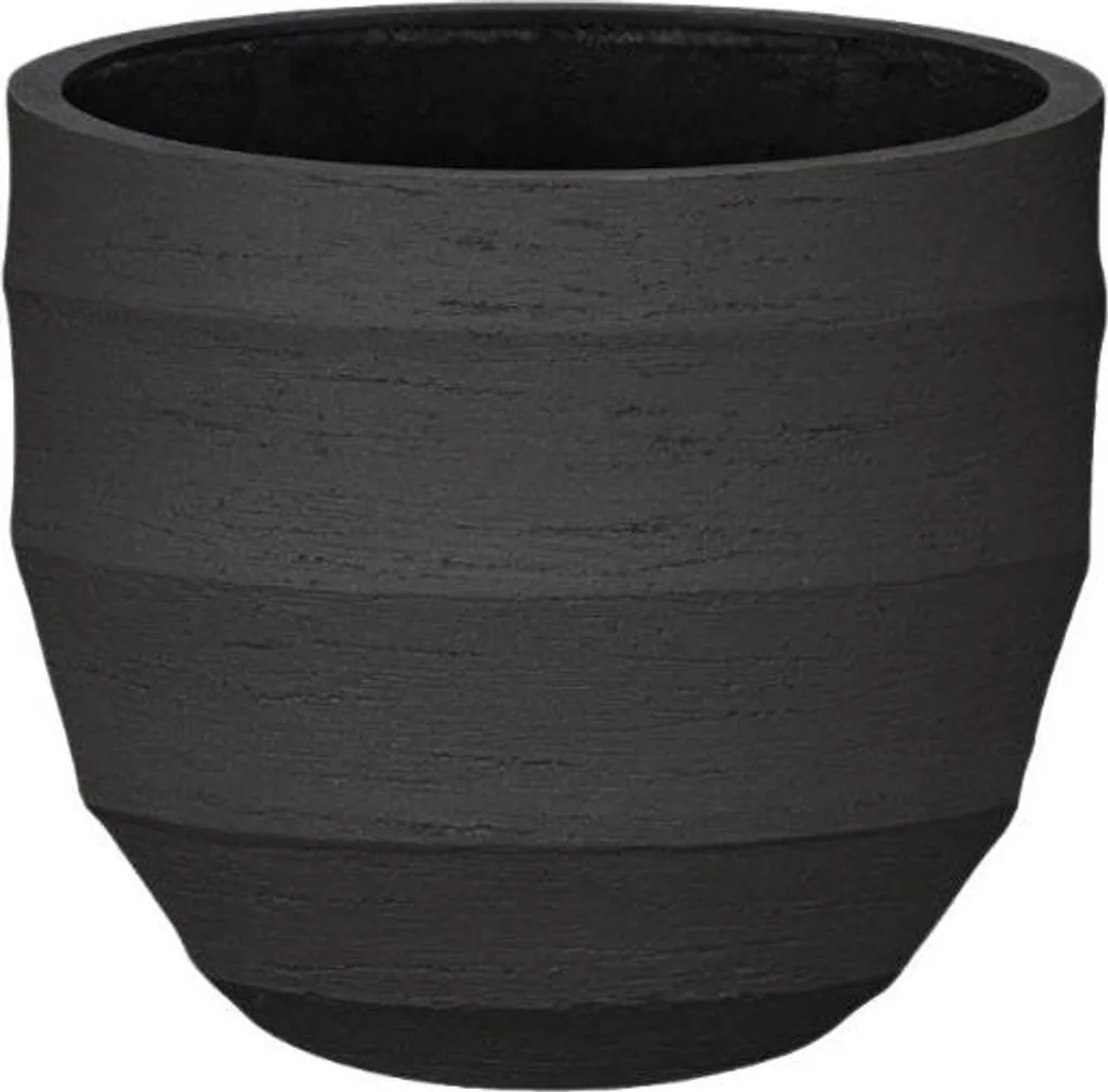 Pot de fleurs Ø 45 cm aspect pierre naturelle résistant aux UV et gel