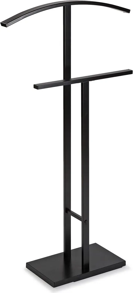 Serviteur de vêtements Versa Lund design en acier noir pour chambre