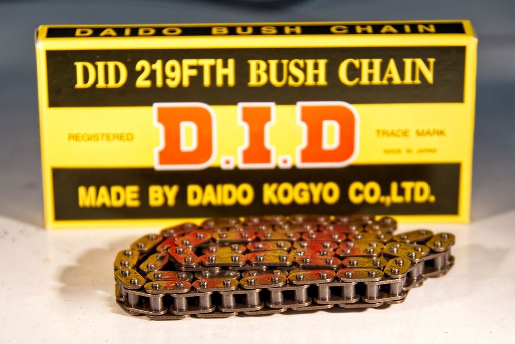 Steuerkette DID219FTH / 980 Glieder Haspel (Rollenware) + 5x Nietschloß (PL) + VP