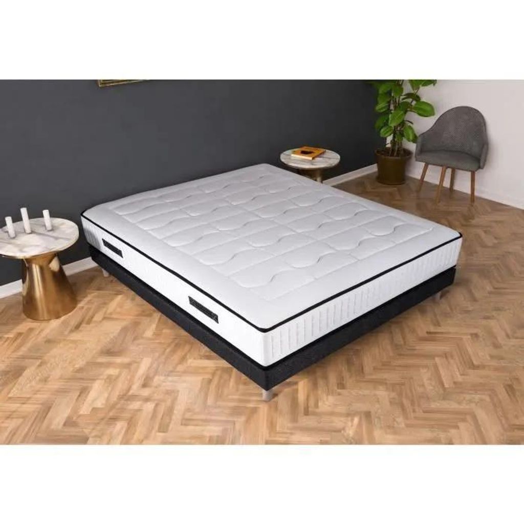 URBAN Collections BERLIN Matratze 140 x 190 cm – 792 Taschenfedern – 7 Komfortzonen – 30 cm – Fest
