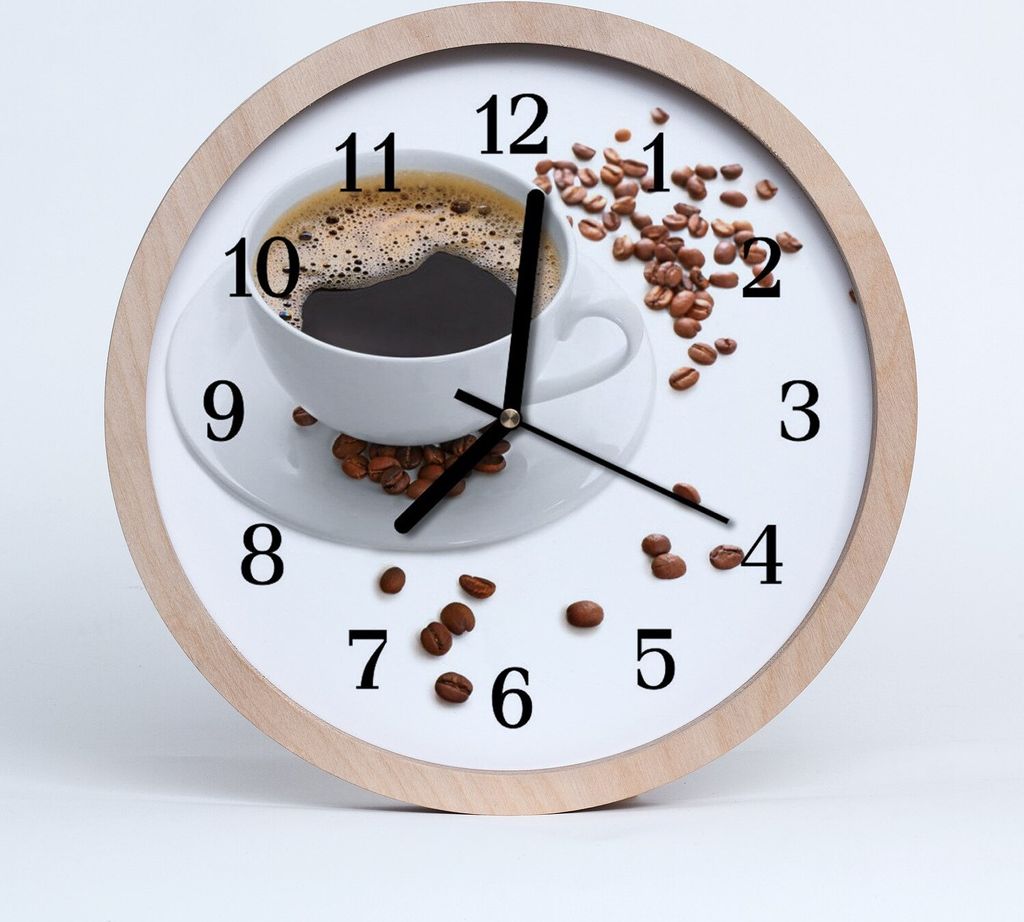 Holzuhr 20fi cm wanduhr - Kaffee Küche