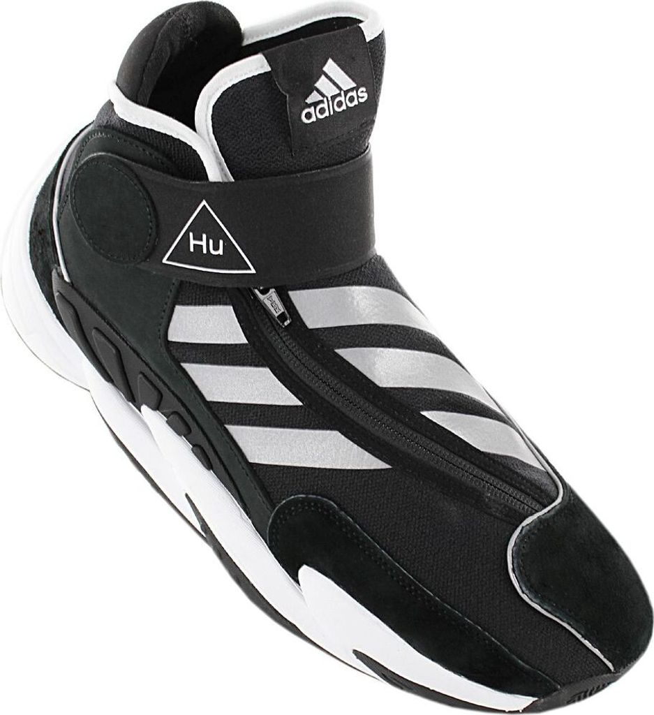 adidas Crazy BYW Hu - Pharrell Williams - PW 0 TO 60 BOS - Herren Basketballschuhe Schwarz EG9919 , EU 40 2/3 UK 7