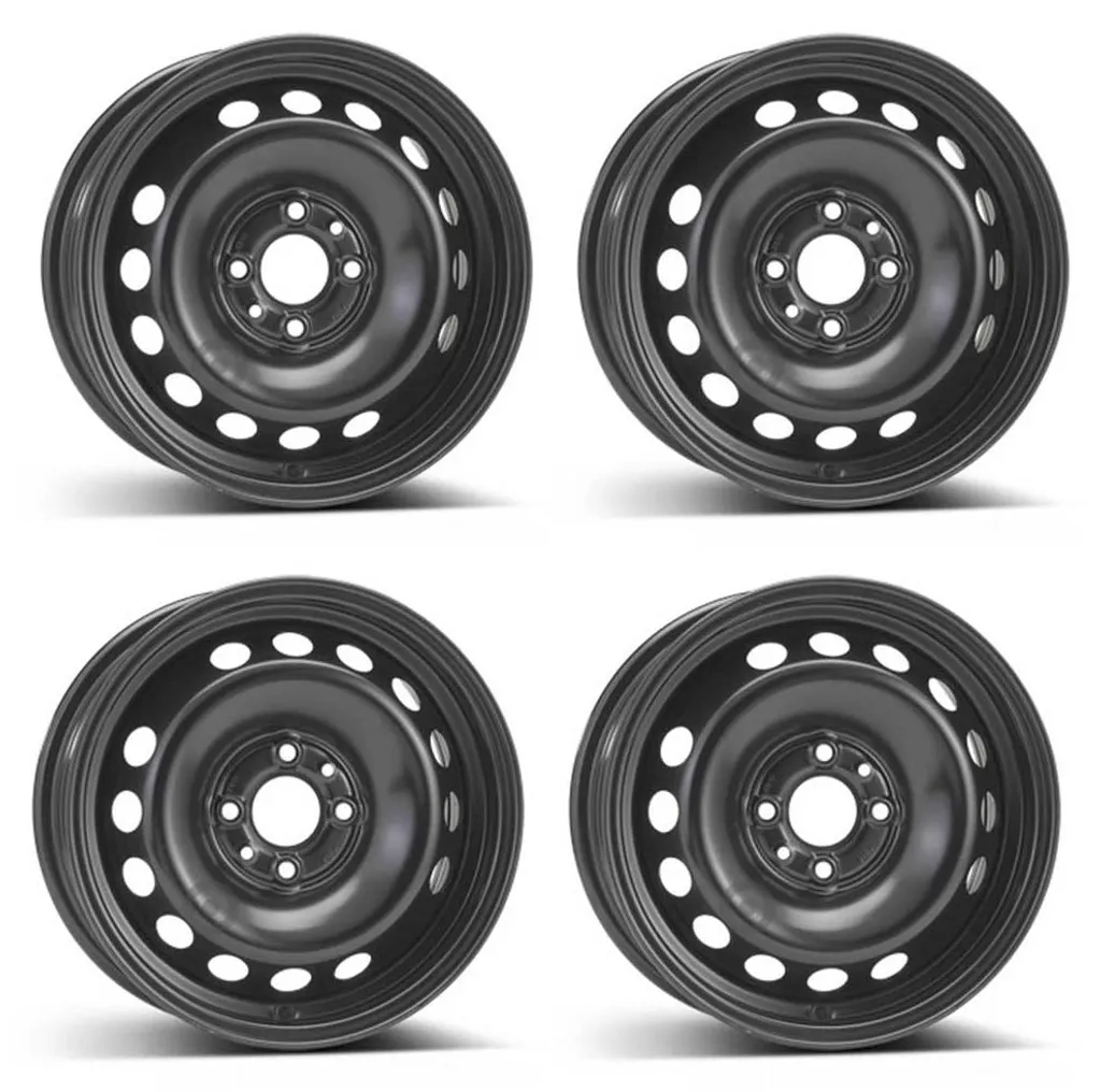 Kit 4 jantes hiver pour Fiat Idea 6.0x14 pouces Alcar 6875 entraxe 4x98