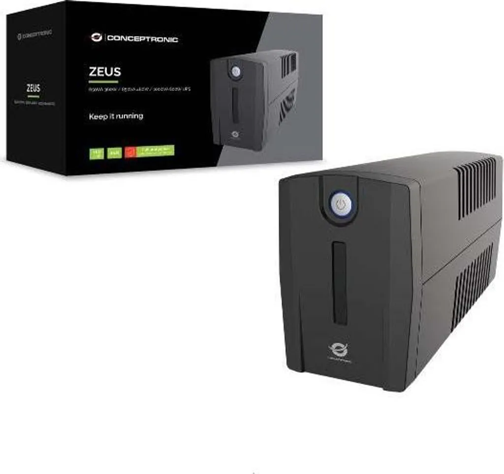 Onduleur Line-Interactive 1000VA Conceptronic ZEUS pour PC et Réseau - 3