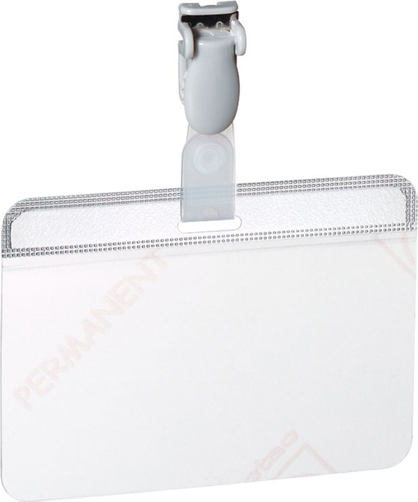 DURABLE Laminier Namensschild mit Clip 90 x 54 m