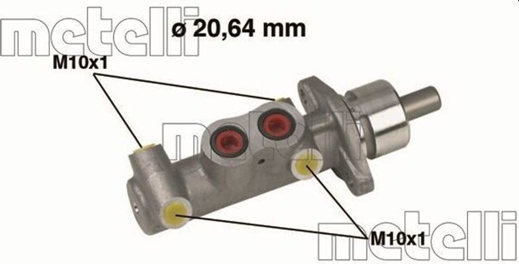 METELLI 05-0289 Bremszylinder Hauptbremszylinder für FIAT PUNTO (188)