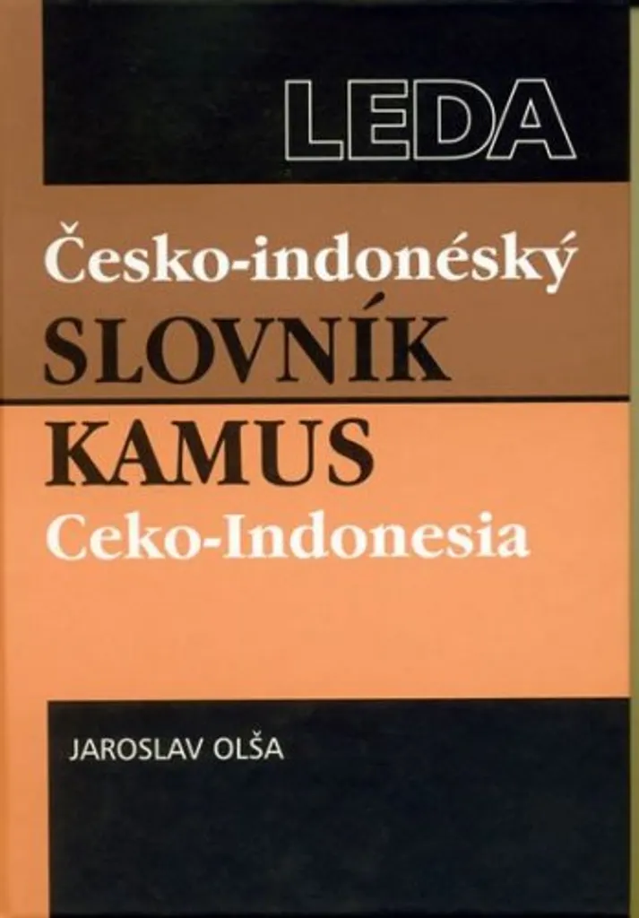 Dictionnaire Bilingue Tchèque Indonésien - Édition Reliée Jaroslav Olša