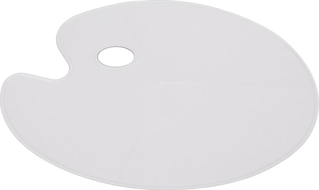 Farbpalette, verdickt, große glänzende Kanten, leicht zu reinigen, weißes, dichtes Plattenmaterial, Aquarell-Mischtablett für Künstler