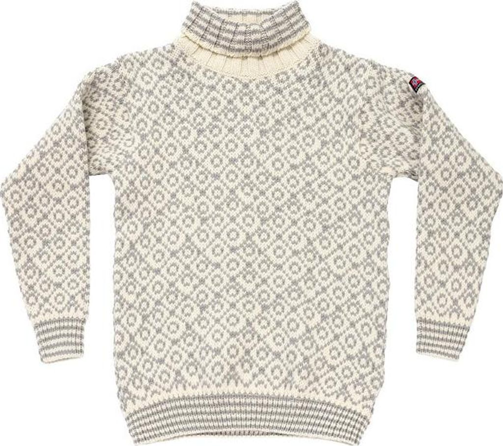 Devold Of Norway Svalbard Wool High Neck Pullover Grau M Mann Grau M