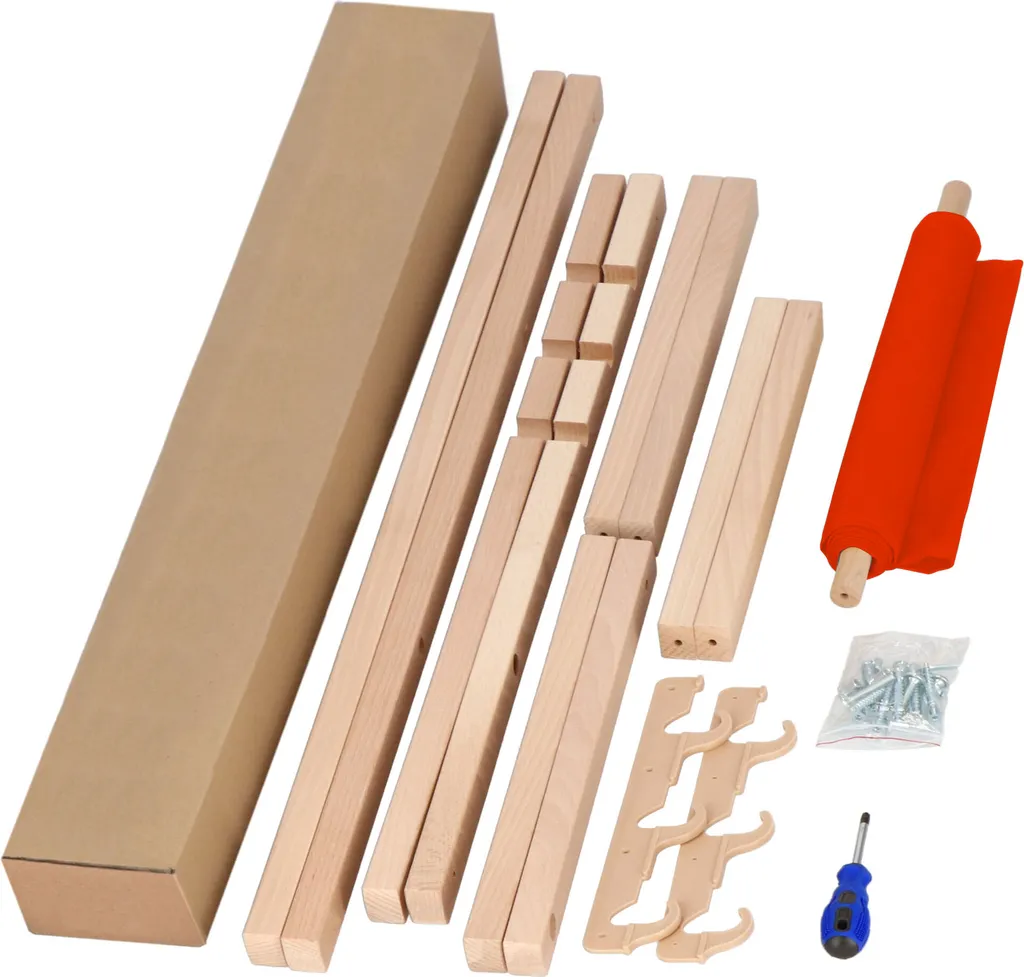 Sedia a Sdraio Pieghevole in Legno di Faggio a Righe | Relax da Balcone