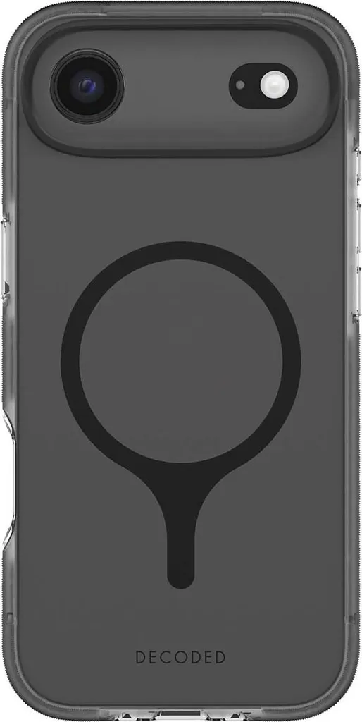 Cover Decoded iPhone 17 Air: Stile Minimalista MagSafe DropTec Nero