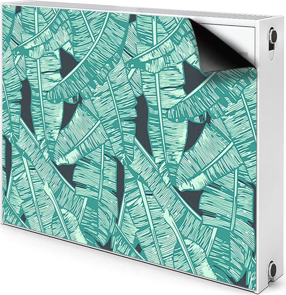 Magnet Heizkörper Heizkörper-Abdeckung Heizkörperabdeckung 100x60 cm - Exotische Palme