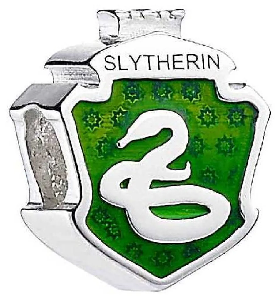 Séparez vos Charms avec Style : Perle Serpentard Harry Potter en Argent