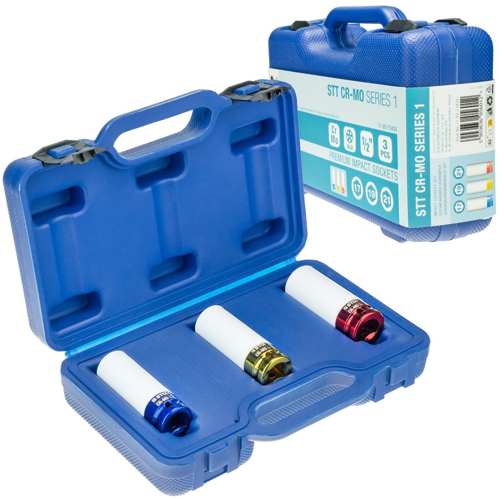 STIX 3tlg Steckschlussel-Einsatz 1/2 Schoneinsatze Produktbild 