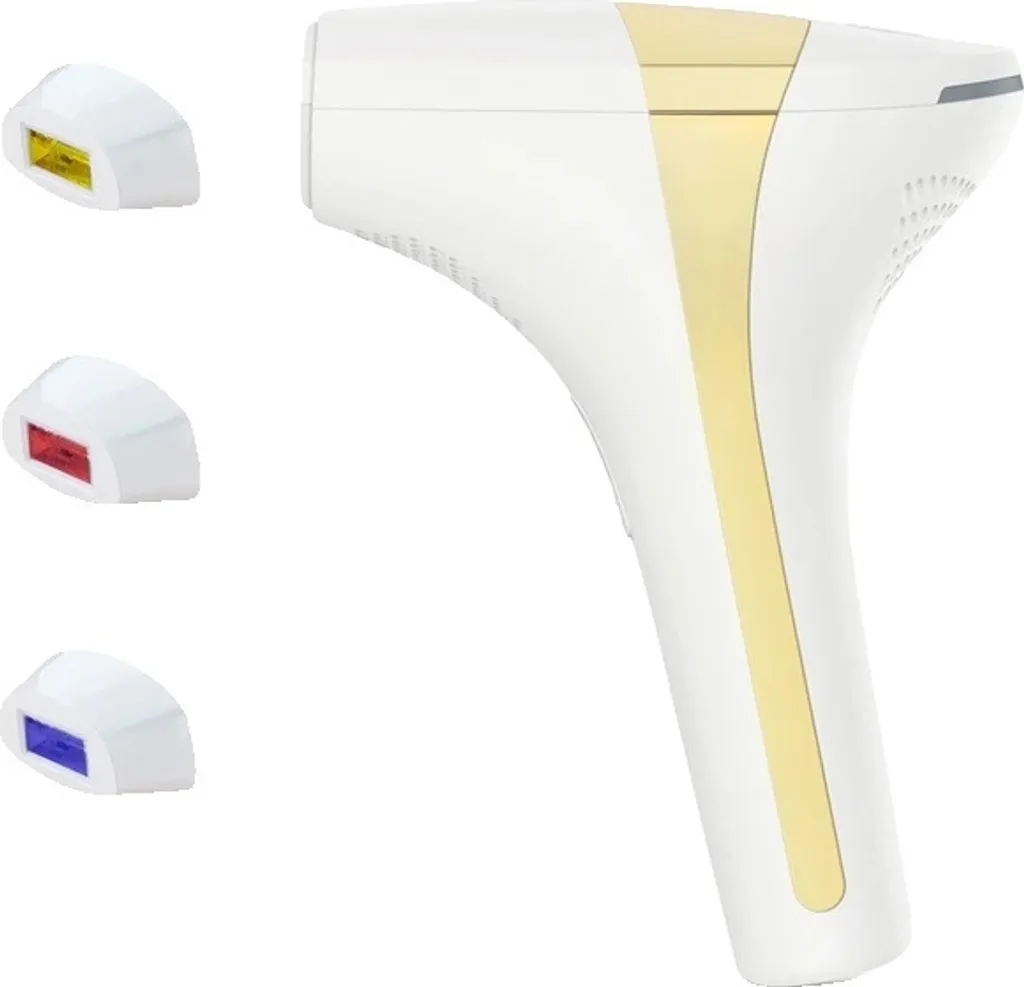 Épilateur laser blanc HR SR FR réglable pour une épilation sans douleur