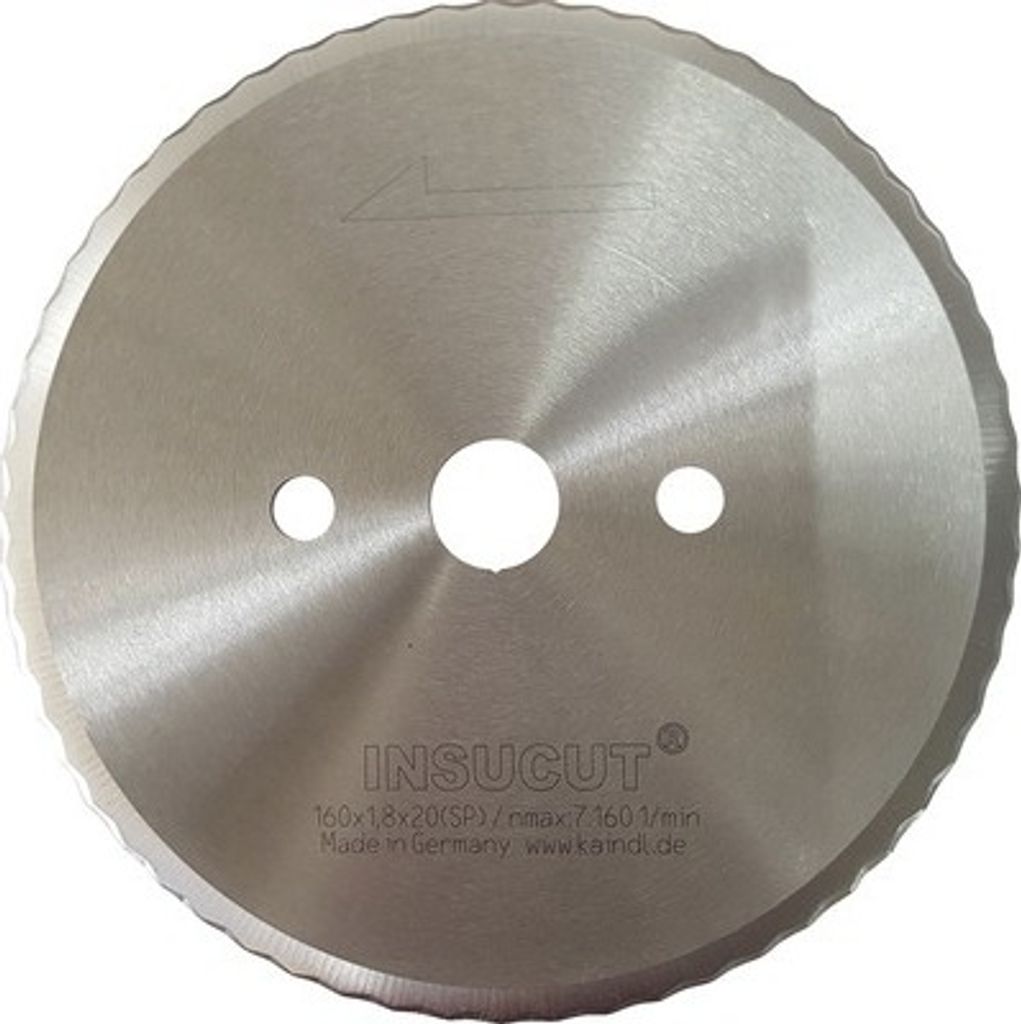 Kreissägeblatt für Dämmstoffe Ø160x1,5 x 20 mm 18433