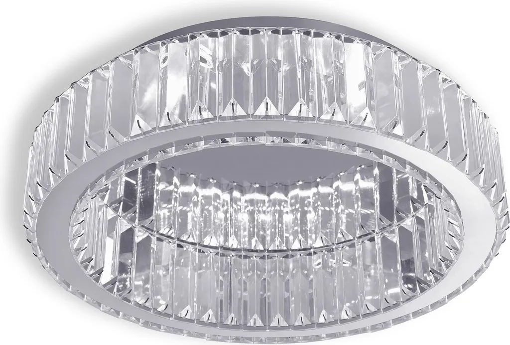 Lampe Toolight APP1742-C 40cm Chrome - Plafonnier Moderne LED Design