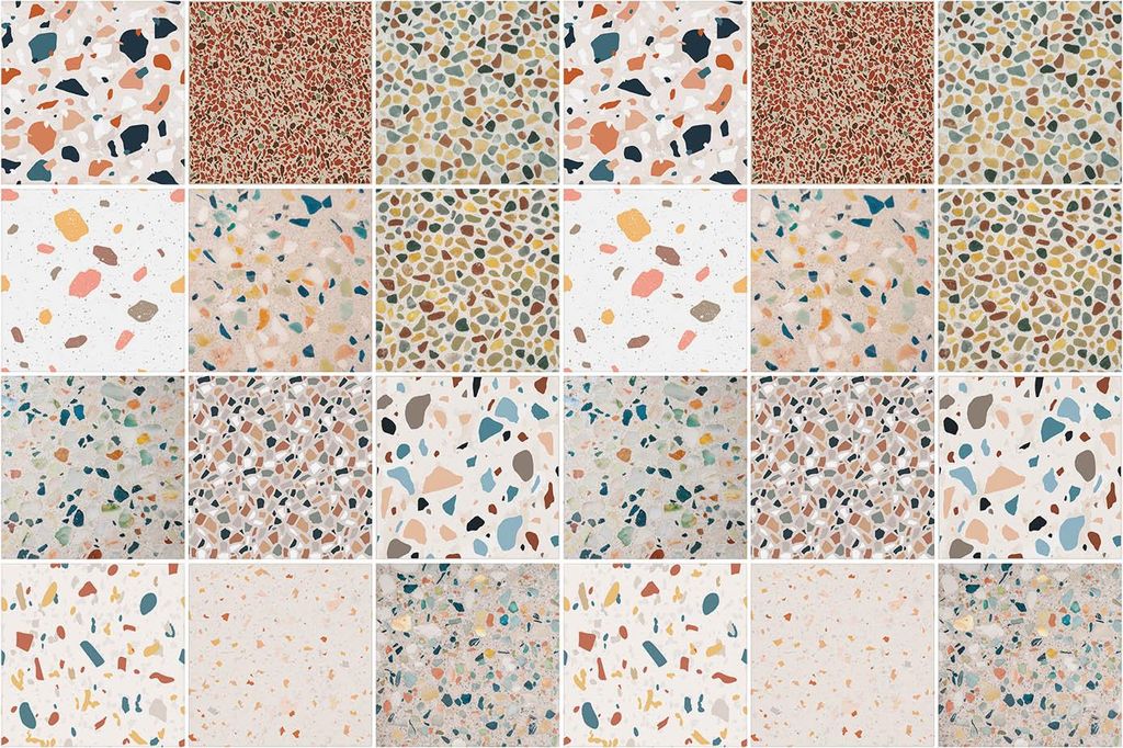 Fliesenaufkleber 20 x 20 cm – 24 Stück – Selbstklebend – Wasserfest – Pflegeleicht – Hitzebeständig – Für Küche & Bad – Sammlung ...