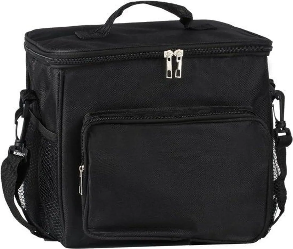Lunch bag isotherme 10 L - Sacoche repas noire sans plis pour adulte
