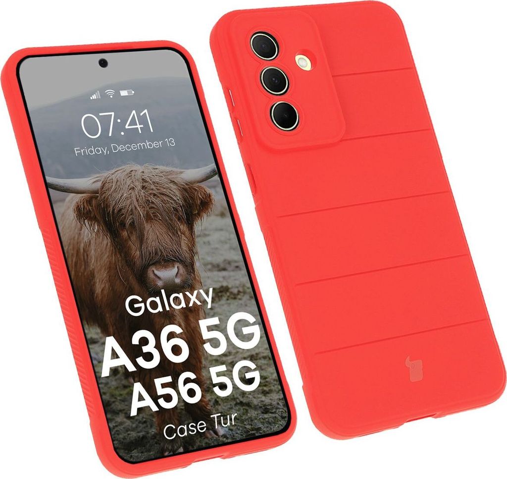 Bizon Case Tur Samsung Galaxy A36 5G / A56 5G rot