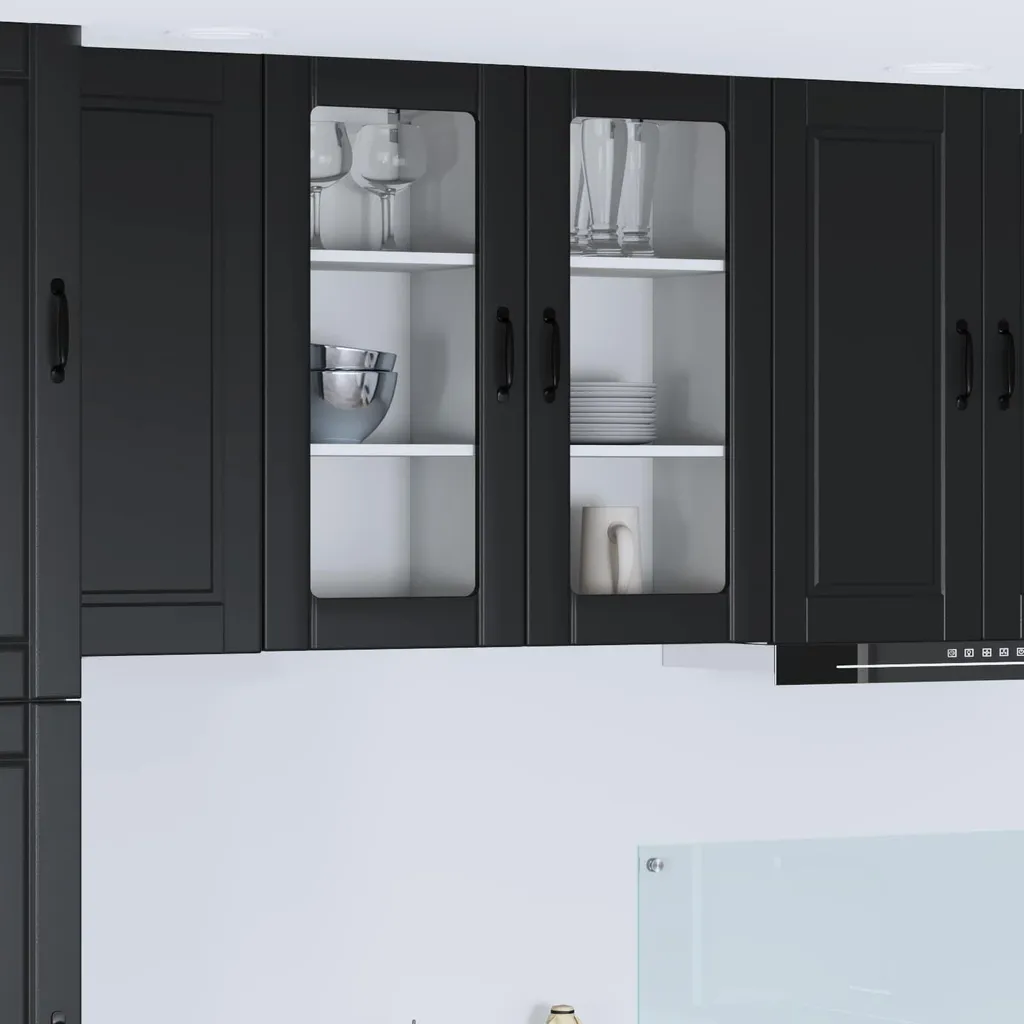 Organizza con Stile: Armadietto Nero vidaXL per una Cucina da Sogno