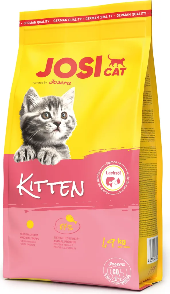 JOSERA JosiCat Kitten 1,9 kg - Crocchette per Gattini e Gatte Incinte