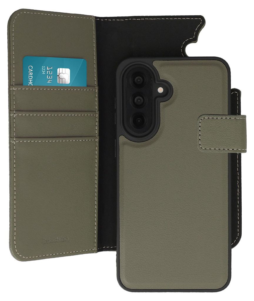 imoshion Abnehmbares 2-in-1-Luxus-Bookcase für das Samsung Galaxy A37 (5G) – Grün