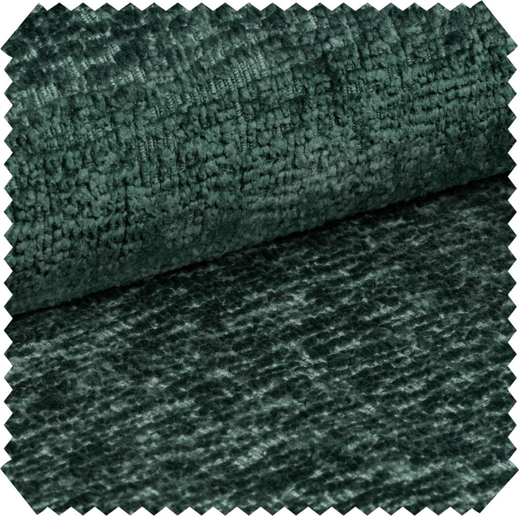 novely TRENTO - Hochwertiger Möbelstoff - Schwer Entzündbarer Polsterstoff - Pflegeleichte Meterware 1lfm - Farbe: 21 Dunkelgrün