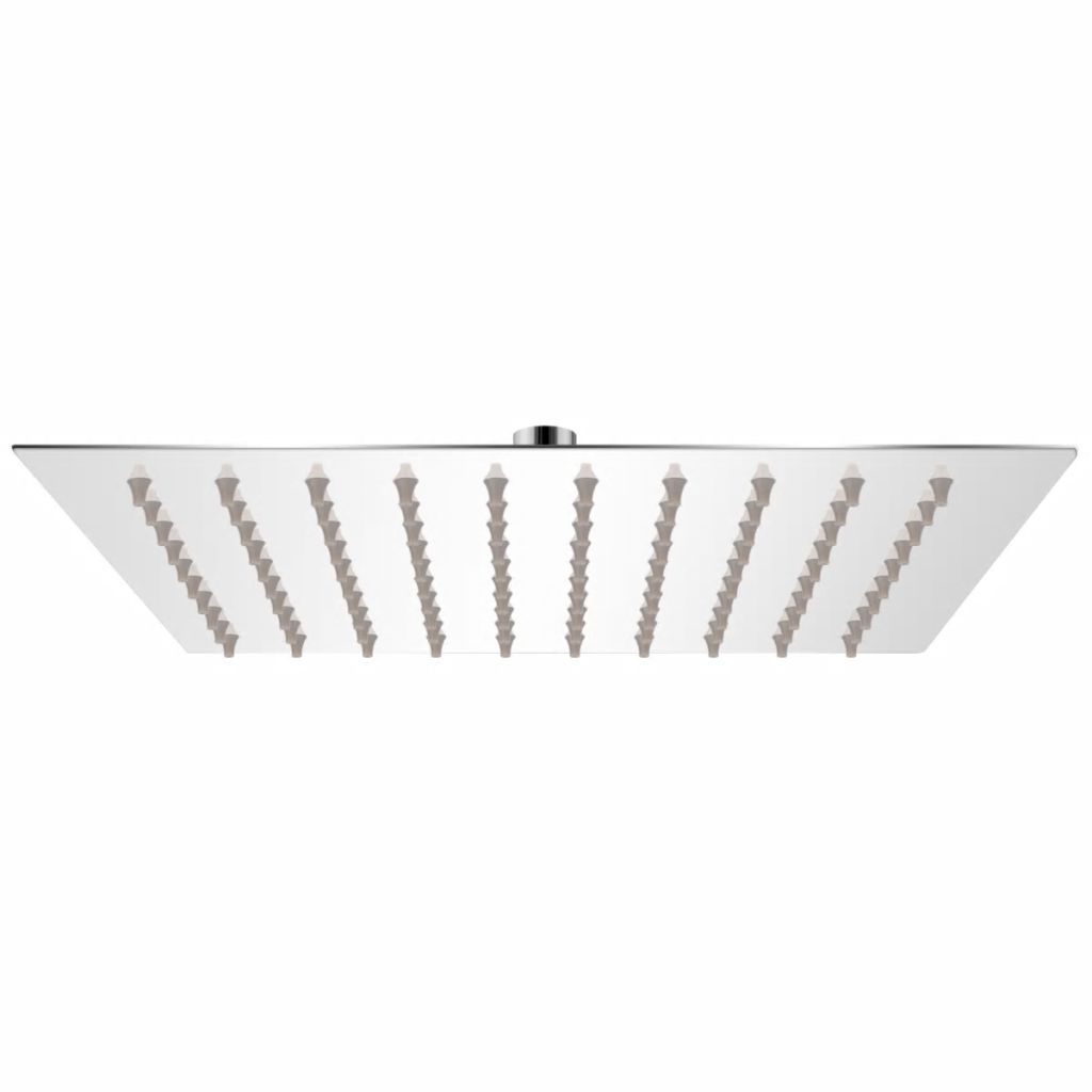 vidaXL Soffione a pioggia in acciaio inox 20x20 cm quadrato Immagine del prodotto 