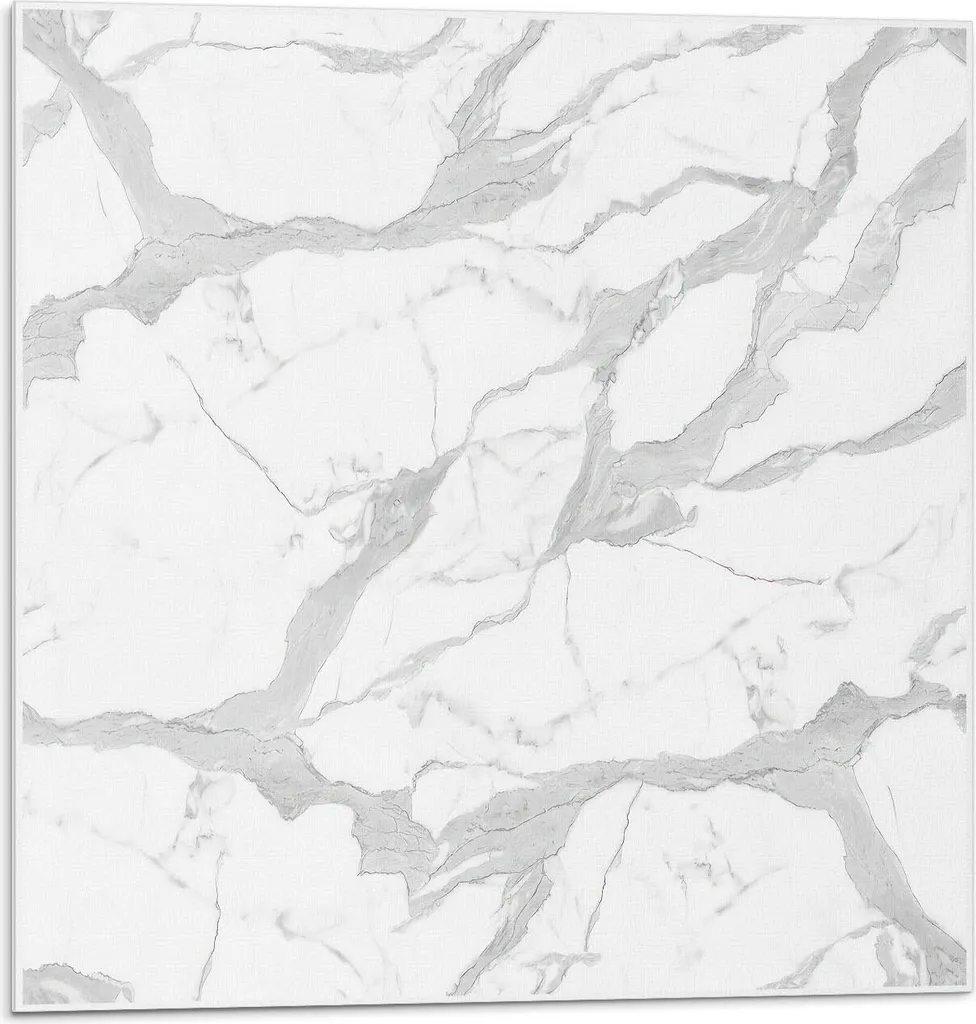 Piastrelle Adesive 3D Effetto Marmo 20x20 - 20 Pezzi PVC Vinile Bagno
