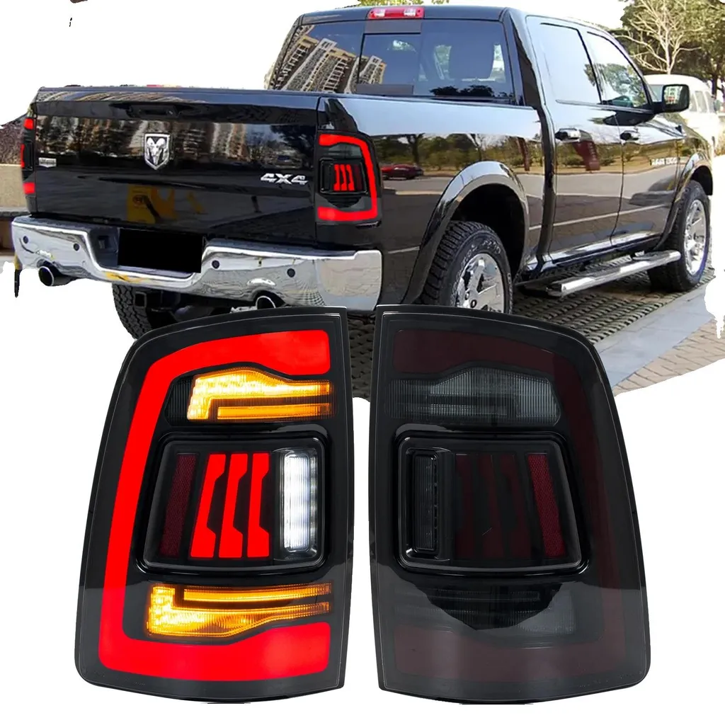 Optique feu arrière ABS 12V 35W pour Dodge Ram 4G 1500-3500 saillie
