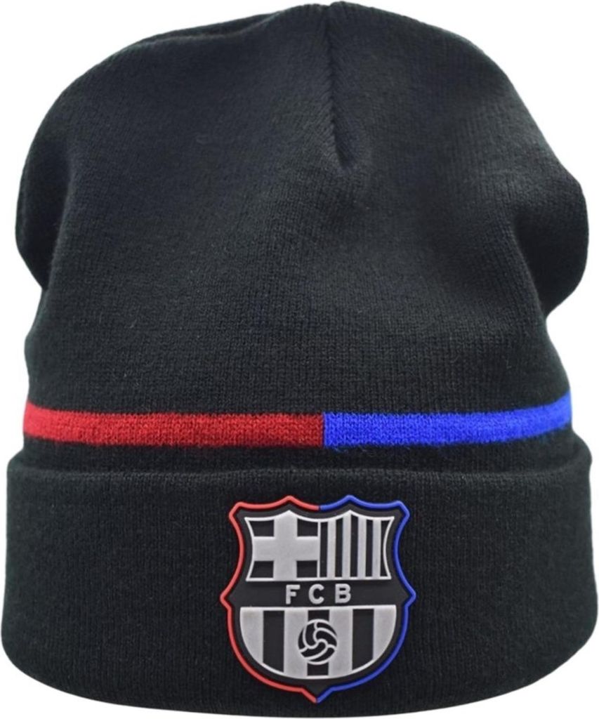 Bonnet d'hiver FC Barcelone Junior Noir OSFW Image du produit 