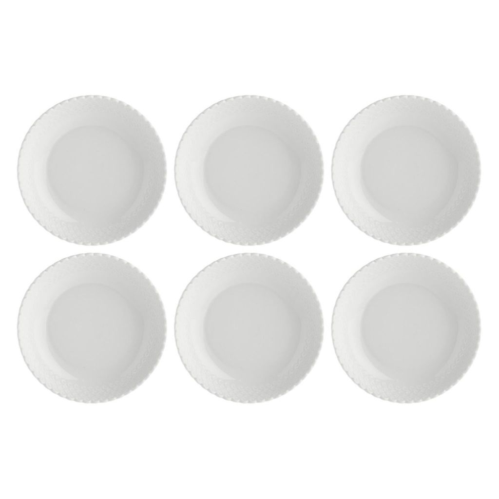 La Porcellana Bianca 6er-Set Suppenteller 24 cm P002800002Z