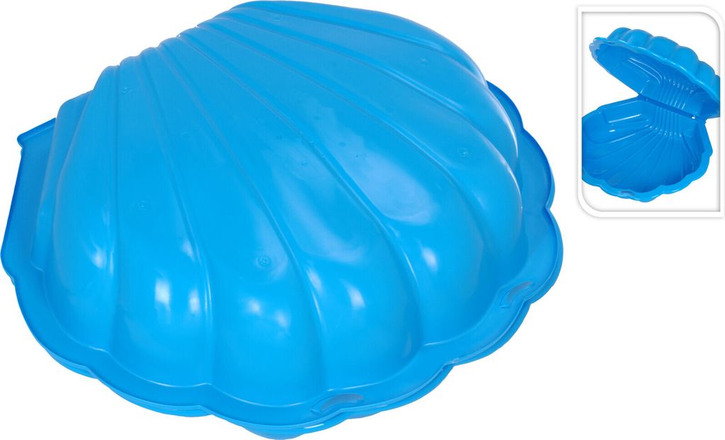 Sandkasten Blau Muschel Sandy 2 Produktbild 
