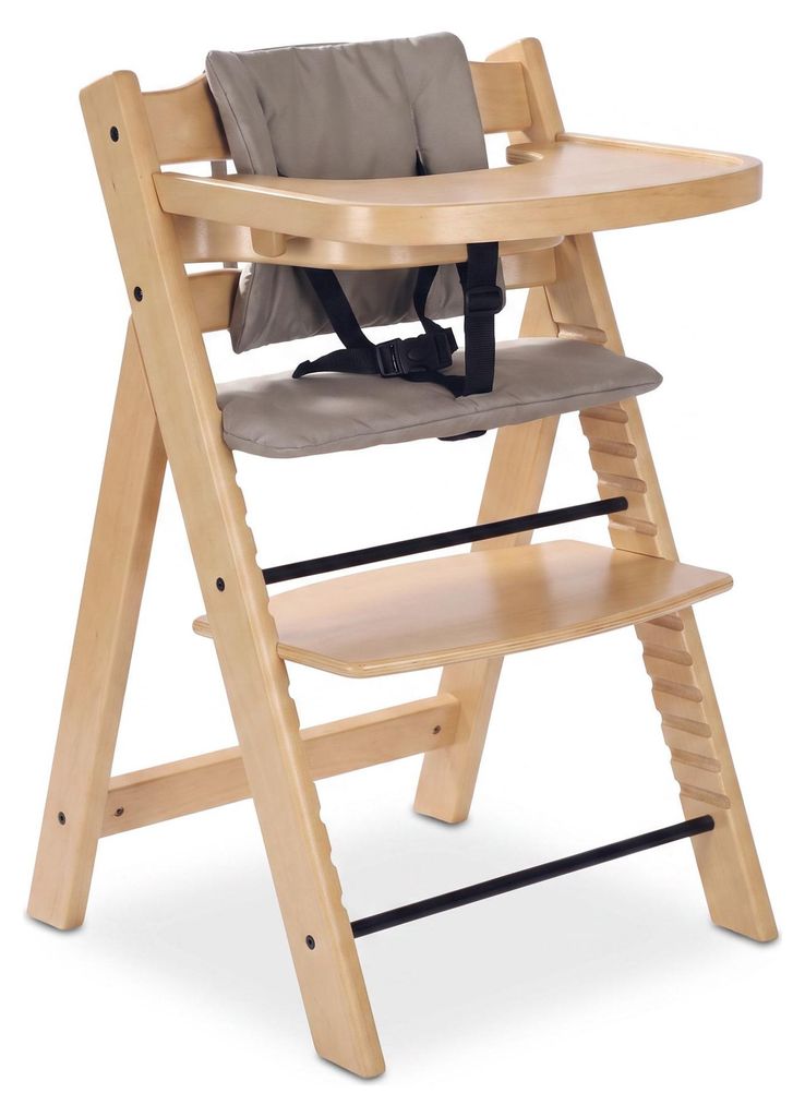 Buxibo houten groeistoel voor kinderen – Met eetblad – Productafbeelding 