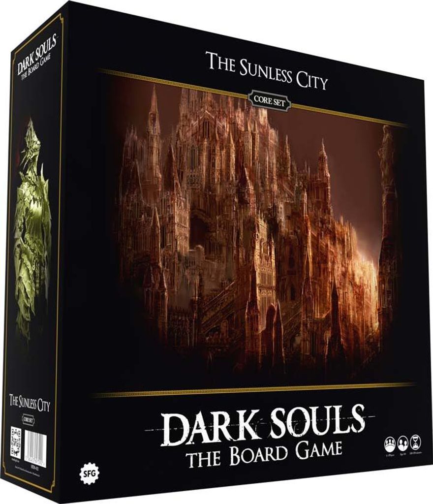 A box for the Dark Souls: The Board Game - The Sunless City Core Set.