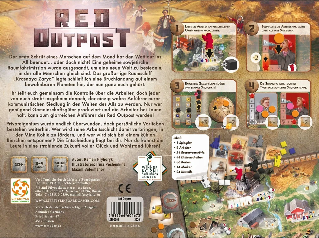 Red Outpost LSBD0004 Asmodee - Jeu de Plateau Stratégie Russe Soviétique - 3