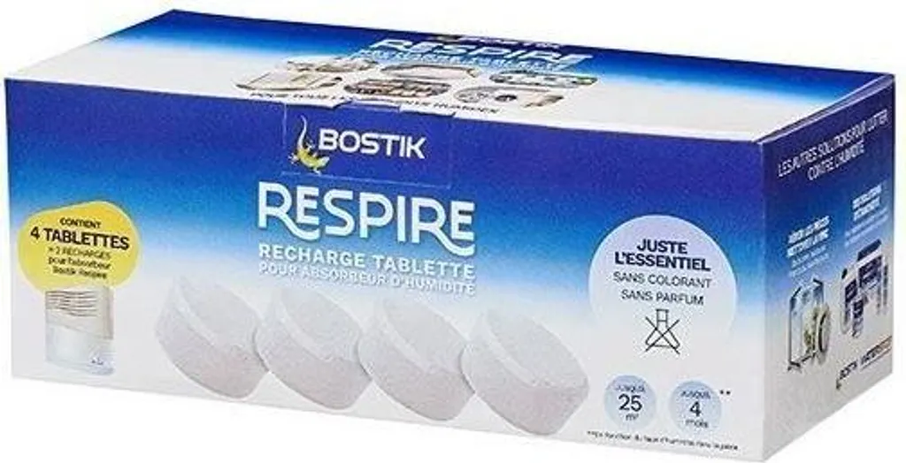 Multipack 4 Ricariche Bostik Respire | Risparmio Garantito Anti-Umidità