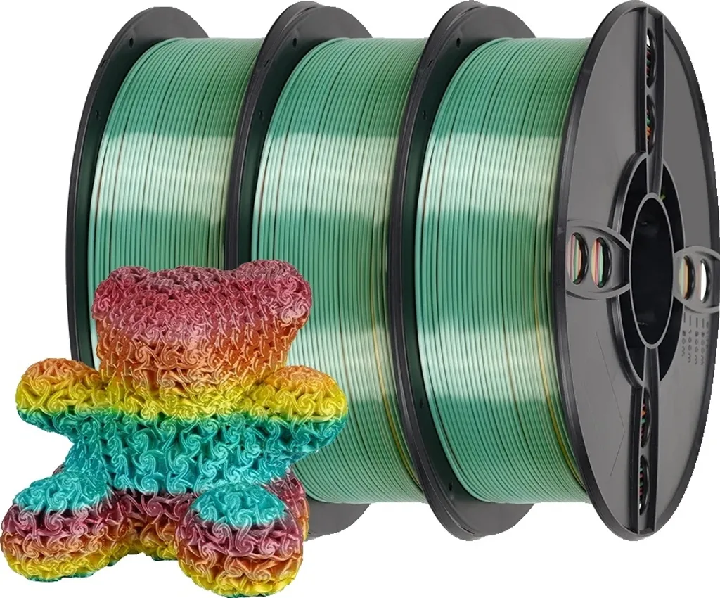 Filament pour imprimante 3D PLA macaron pastel pack de 3 kg brut