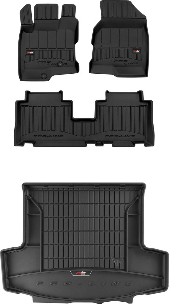 FROGUM 3D Gummimatten und Kofferraummatte für Chevrolet Captiva I 06-15