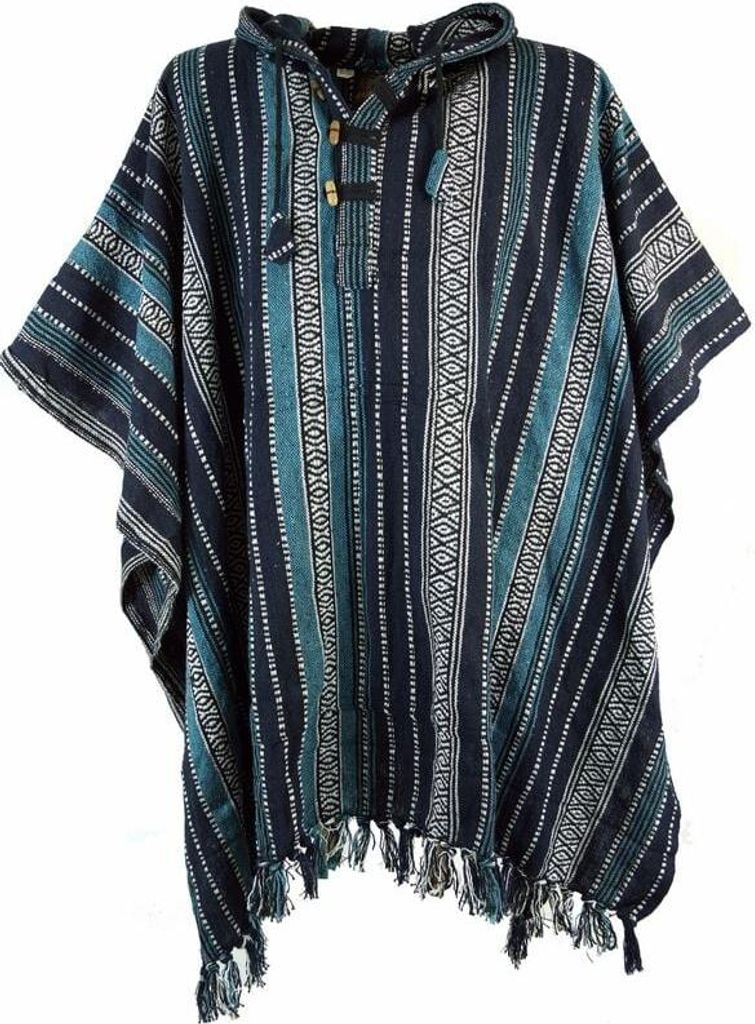 Guru-Shop Cardigan Herren Andenponcho, Hippie Ethno Produktbild 