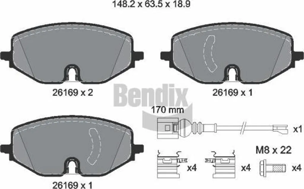 Évitez les sifflements : Plaquettes de frein Bendix BPD1660 pour Golf 8 et A3