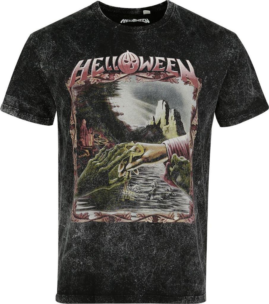 Helloween T-Shirt Herren Keeper of the seven keys - Part II anthrazit L